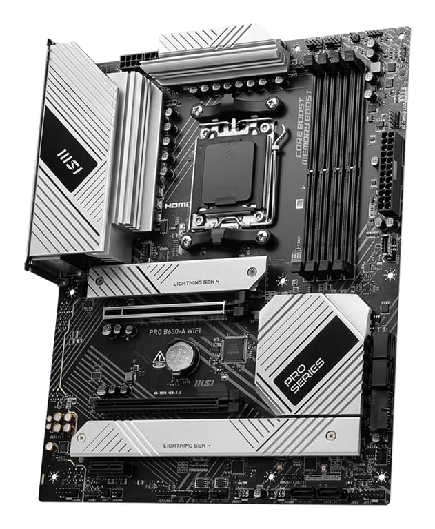 MSI PRO B650-A WIFI carte mère AMD B650 Emplacement AM5 ATX - Neuf