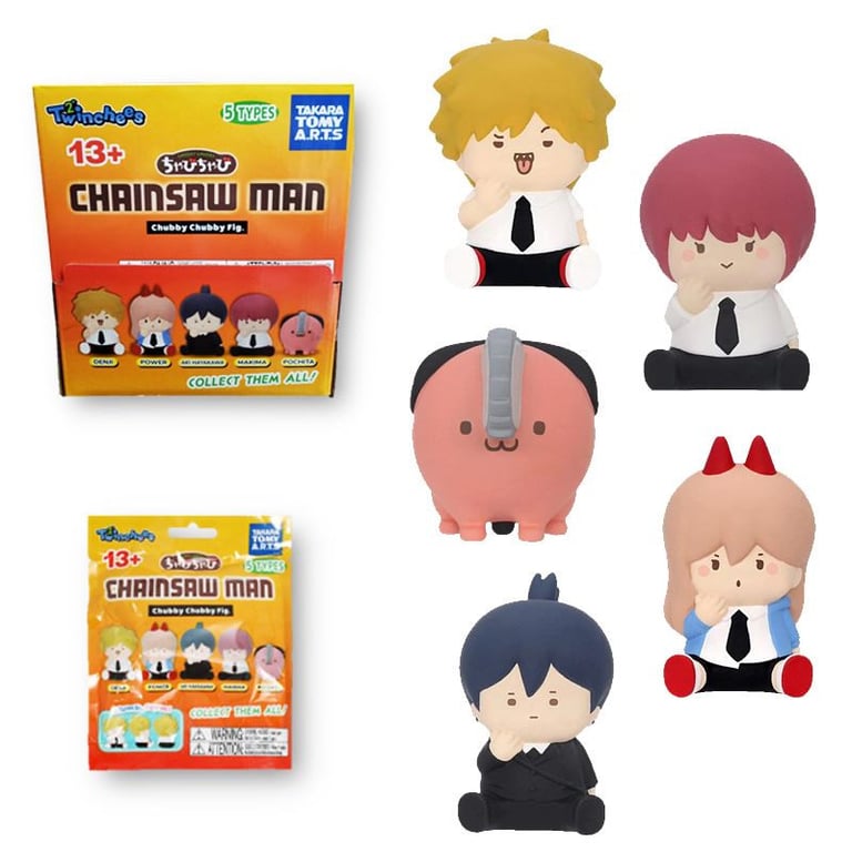 Figurine Tomy Twinchees Chainsaw Man Chubby Chubby Modèle aléatoire - vue 3