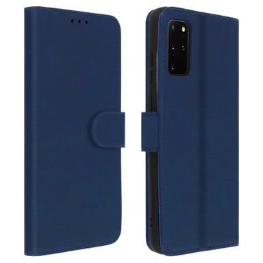 Étui pour Samsung Galaxy S20 Plus Housse Intégrale Porte-carte Fonction Support Bleu