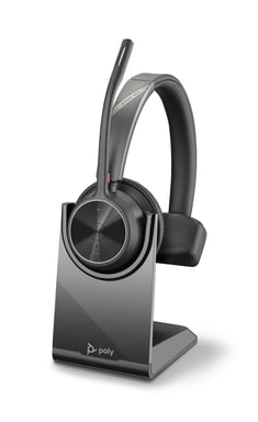 POLY Voyager 4310 UC Casque Sans fil Arceau Bureau/Centre d'appels USB Type-A Bluetooth Socle de chargement Noir