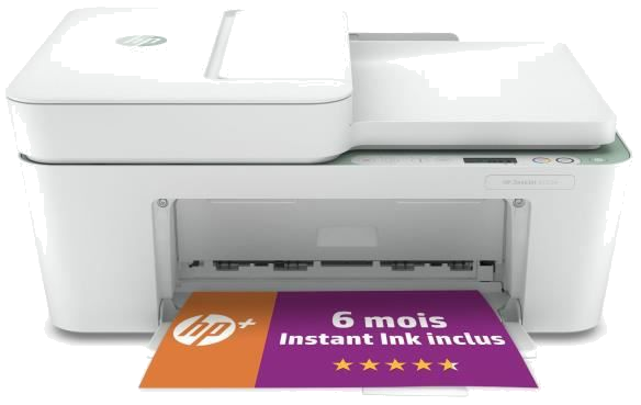 HP Deskjet 4122e Imprimante tout-en-un Jet d'encre couleur Copie Scan - 6 mois d'Instant ink inclus 