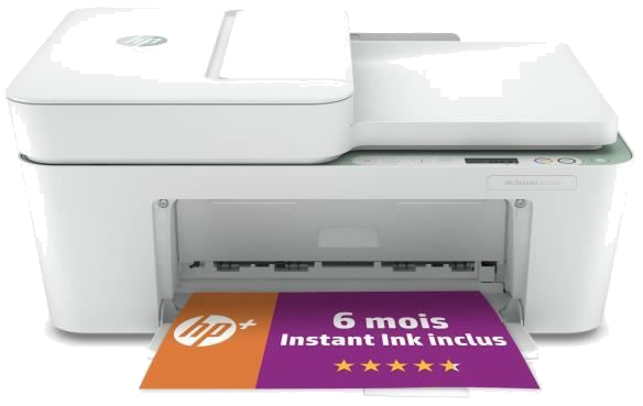 HP Deskjet 4122e Imprimante tout-en-un Jet d'encre couleur Copie Scan - 6 mois d'Instant ink inclus