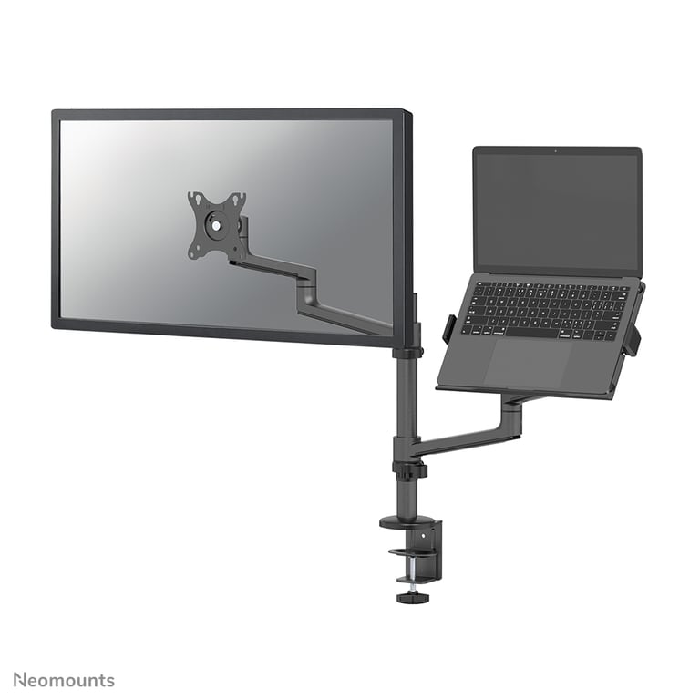 Neomounts DS20 425BL2 Support d'écran à fixer avec support pour ordinateur portable 17 27 économie d'espace Neuf