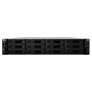Synology RackStation RS3618xs NAS Rack (2 U) Intel® Xeon® D D-1521 8 Go DDR4 0 To DiskStation Manager Noir