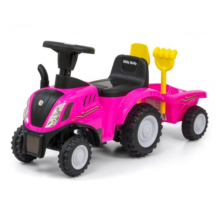 Milly Mally Tracteur À Pousser New Holland T7 39x27x19,5 Cm Multicolor Plastique