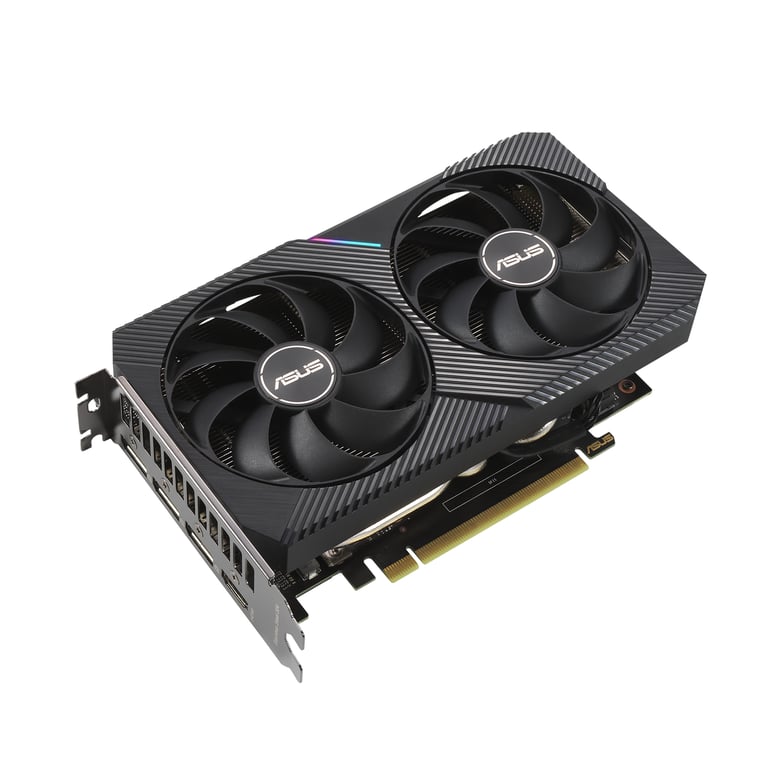 ASUS Dual RTX3060 12G V2 NVIDIA GeForce RTX 3060 12 Go GDDR6 Neuf - vue 2