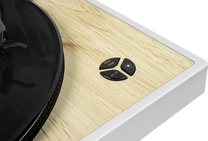 Thomson TT300 Tourne-disque entraîné par courroie Blanc, Bois - Neuf