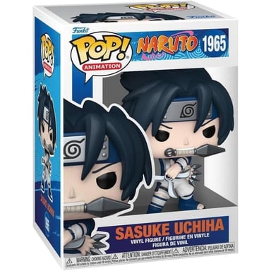 Figurine  Pop! - Naruto - Sasuke Uchiha - Vinyle - 10 cm - Collection officielle