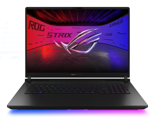 ASUS ROG Strix SCAR 18 G835LW-SA023W Intel Core Ultra 9 275HX Portátil 45,7 cm (18'') WQXGA 64 GB DDR5-SDRAM 2 TB SSD NVIDIA GeForce RTX 5080 Wi-Fi 7 (802.11be) Windows 11 Home Alemán Negro