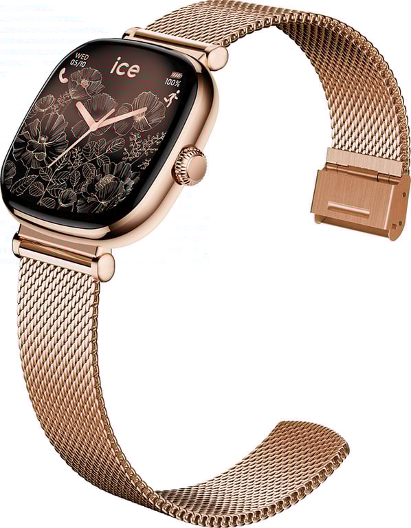 Montre Femme Connectée Ice Smart Sq 2.0 Gold 1. Maille Milanaise 1.7 37mm - vue 4