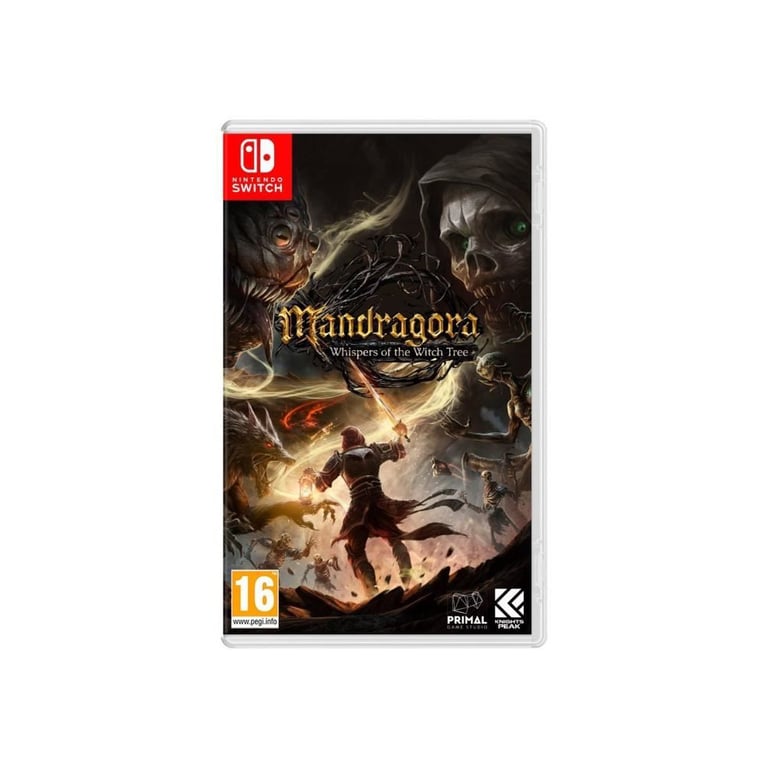 Jeu Nintendo Switch JUST FOR GAMES Mandragora : Whispers of the Witch Tree cartouche action 2.5D Noir - Neuf