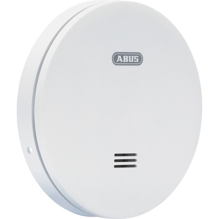Détecteur de fumée ABUS RWM160 Design ultraplat Protection 40 m² Alarme 85 dB Pile lithium - vue 4