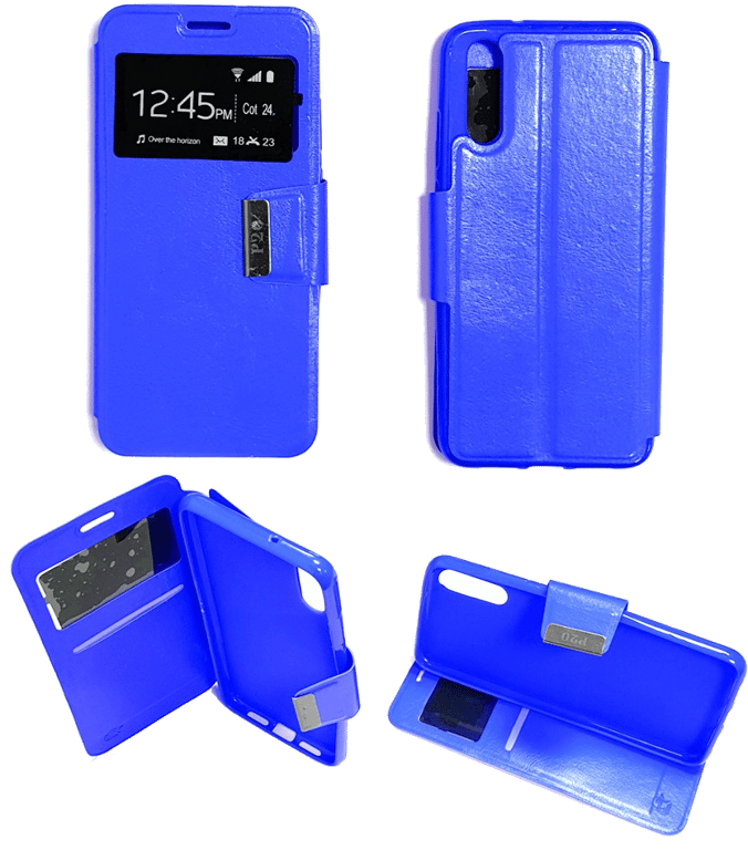 Etui Folio compatible Bleu Huawei P20