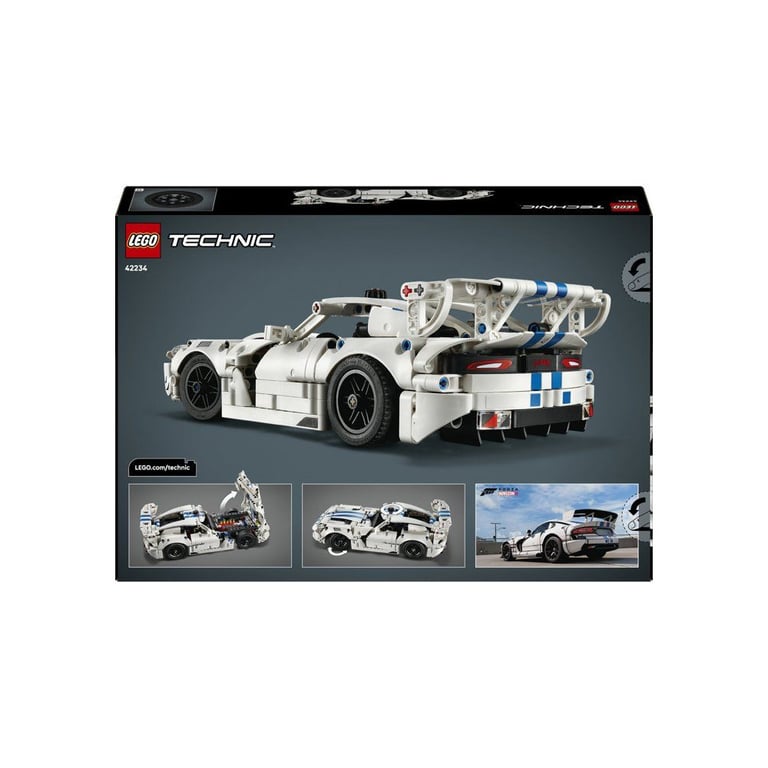 LEGO Technic 42234 Dodge Viper GTS-R Voiture de Sport 805 pièces Blanc Bleu Noir - Neuf