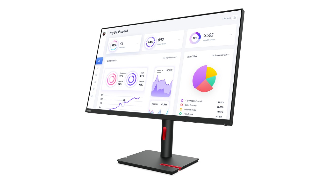 Lenovo ThinkVision T32p - vue 3