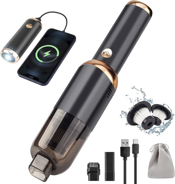 Aspirateur de table sans fil rechargeable 9500PA Neuf - vue 2