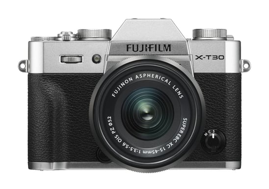 Fujifilm X -T30 II + 15-45mm Boîtier MILC 26,1 MP X-Trans CMOS 4 9600 x 2160 pixels Argent, Noir