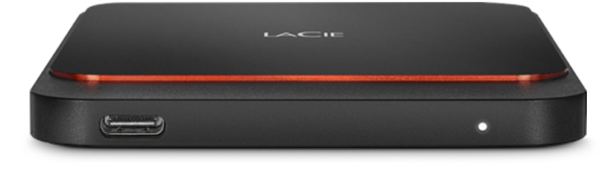 LaCie Portable SSD STHK2000800 SSD externe portable USB 3.1 Gen 2 USB C connecteur - vue 2