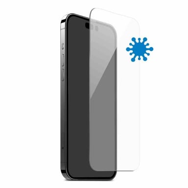 Protezione Schermo Antibatterica Antigraffio e Antiurto per iPhone 15 Plus