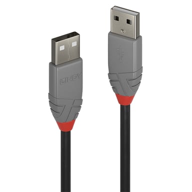 Lindy Câble USB 2.0 type A/A, Anthra Line, 3m