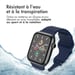 imoshion Bracelet Athletic en silicone pour Apple Watch Series 1 t/m 9 / SE (38/40/41 mm) | Series 10 / 11 (42 mm) - Bleu foncé