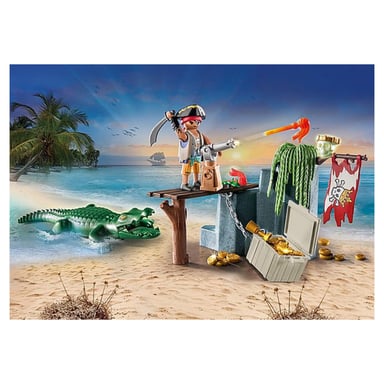 Playmobil 71473 - Pirata Con Caiman