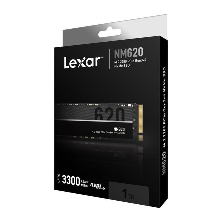 Disque SSD Interne - LEXAR - NM620 - 1To - NVMe - (LNM620X001TRNNNG) - Lexar