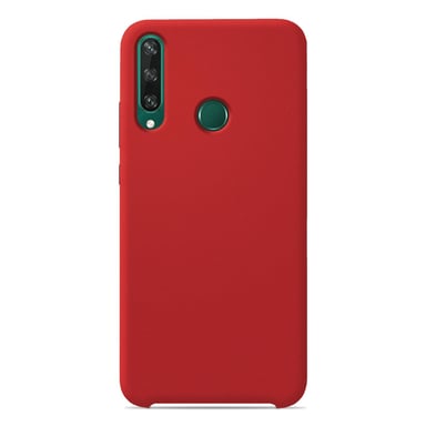 Coque silicone unie Soft Touch Rouge compatible Huawei Y6P