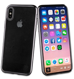 Coque Bling Noir: Apple Iphone X/Xs