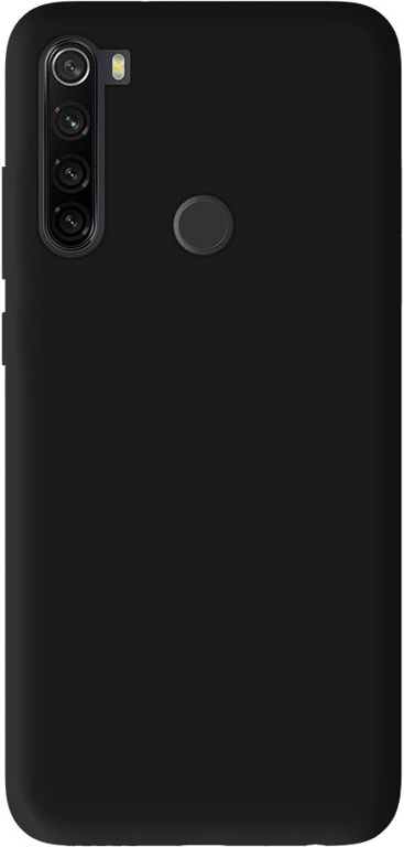 Coque silicone unie compatible Mat Noir Xiaomi Redmi Note 8T