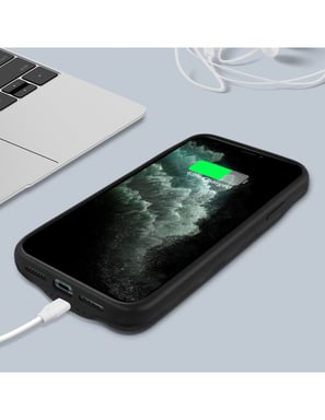 Cover per iPhone 11 Pro Protezione Rigida 2 in 1 Batteria 3500mAh