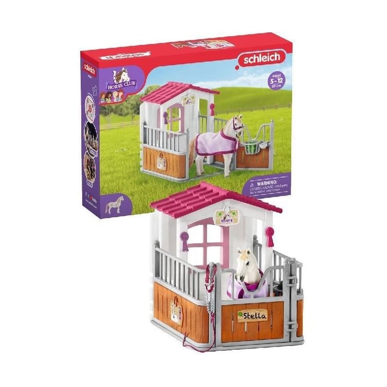 Box avec jument Lusitanienne coffret schleich avec 12 éléments dont 1 cheval schleich inclus coffret figurines pour enfants dès 5 - vue 2
