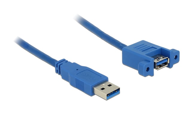 DeLOCK USB 3.0 A, cavo USB 3.2 Gen 1 (3.1 Gen 1) da 1 m USB A Blu