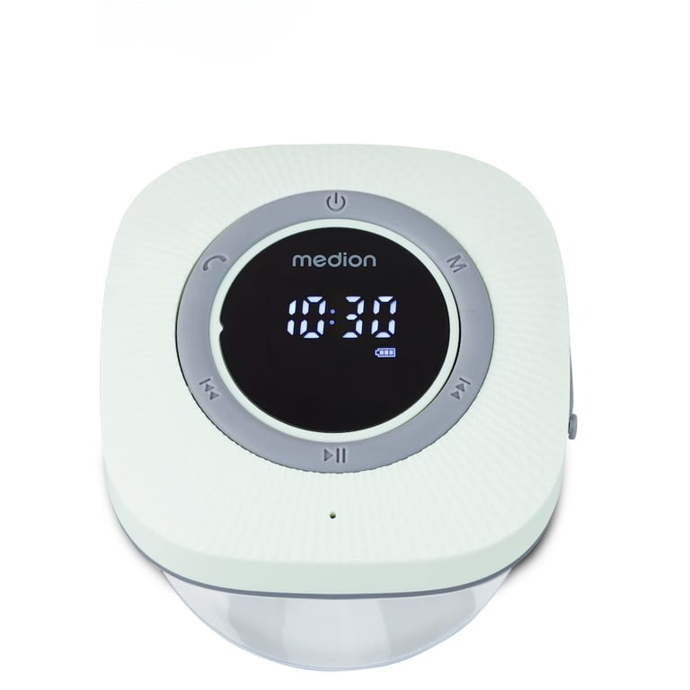 Radio de Douche MEDION FM Bluetooth IPX6 Ventouse de fixation - vue 7