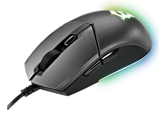 Ratón MSI Clutch GM11 Izquierdo USB Tipo-A Óptico 5000 DPI