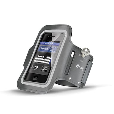 Celly ARMBAND02 funda para teléfono móvil Brazalete caso Gris