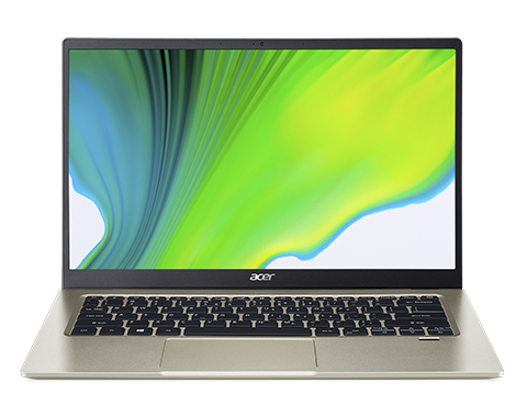 Acer Swift 1 SF114-34-P25P N6000 Ordinateur portable 35,6 cm (14'') Full HD Intel® Pentium® Silver 4 Go LPDDR4x-SDRAM 64 Go Flash Wi-Fi 6 (802.11ax) Windows 10 Home in S mode Or