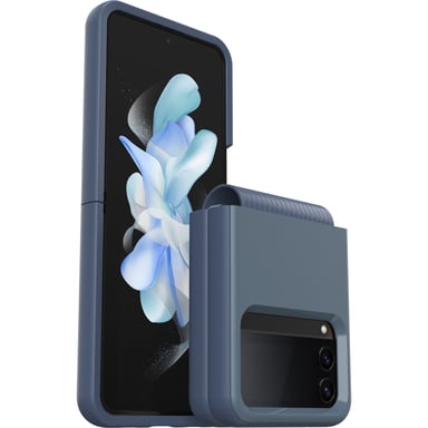 Etuit Symmetry Flex Coque pour Samsung Galaxy Z Flip4, Antichoc, Anti-Chute, élégant, en Deux Parties, supporte 3 x Plus de Chutes Que la Norme Militaire, téléphones Pliables - Bleu