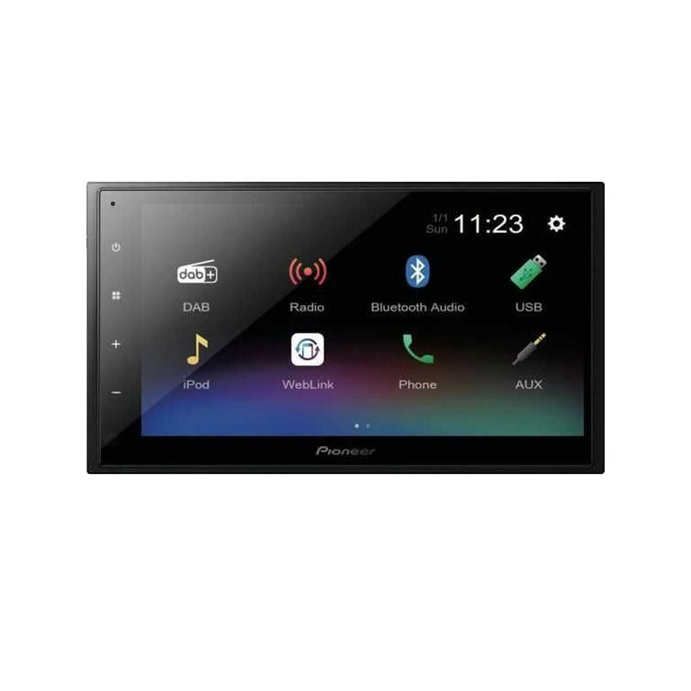 Autoradio PIONEER DMH A340DABDAB USB 2 DIN écran 6 8 capacitif type FLAT Bluetooth DAB+ - vue 2