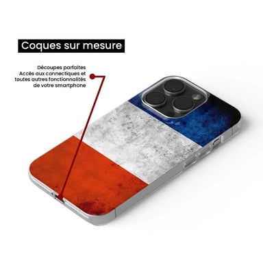 Coque en silicone - Compatible pour Google Pixel 8 Pro - design drapeau france