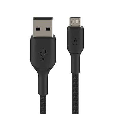 Belkin CAB007bt1MBK Cable USB 1 m USB A Micro-USB A Negro