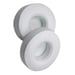 2 Cuscinetti Auricolari di Ricambio in Pelle Proteica Compatibili con Cuffie Beats Solo 2 e Solo 3 White