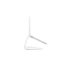 Support pour MacBook Curve Réglable en Aluminium Blanc