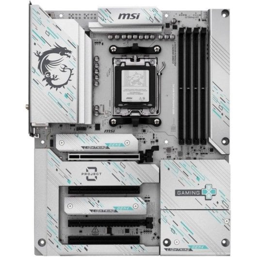 MSI B850 GAMING PLUS WIFI PZ Project Zero - vue 6