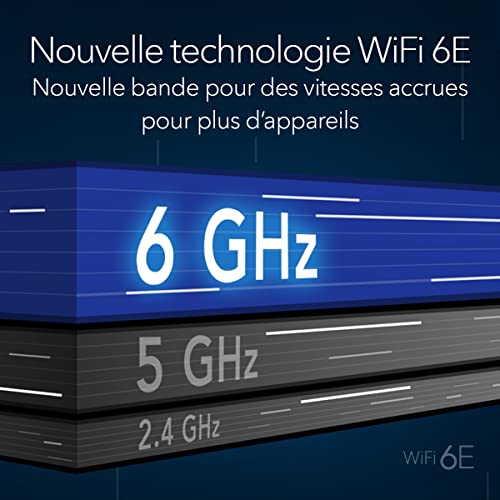 NETGEAR RBRE960 Quad band 2.4 GHz / 5 GHz 1 / 5 GHz 2 / 6 GHz Wi Fi 6 802.11ax 4 Interne Neuf - vue 2