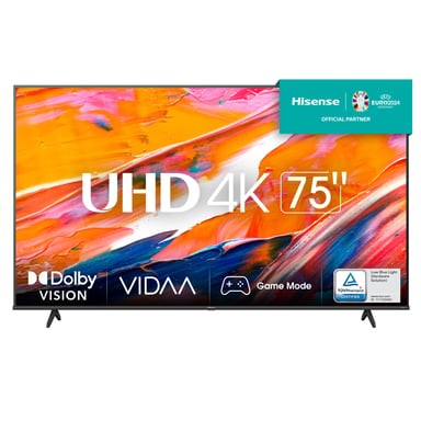 Hisense 75A6K TV 190,5 cm (75'') 4K Ultra HD Smart TV Wifi Noir 350 cd/m²