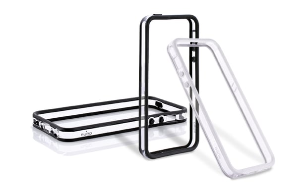 PURO Bumper coque de protection pour téléphones portables Housse Blanc Apple (brand) iPhone 5