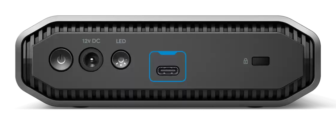 SanDisk Professional G Drive Disque dur 26 To externe de bureau USB 3.2 Gen 2 USB C connecteur 7200 toursmin - vue 9