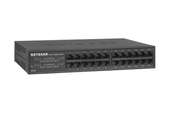 NETGEAR GS324 No administrado Gigabit Ethernet (10/100/1000) Negro