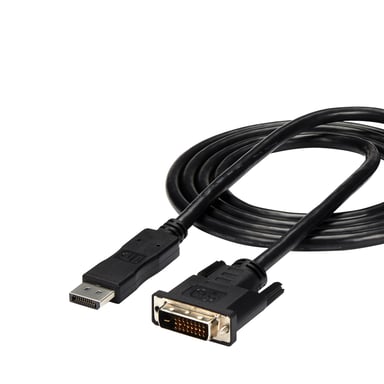 StarTech.com Cable de 1,8m DisplayPort a DVI - Cable Adaptador DisplayPort a DVI DVI-D Monoenlace de Vídeo 1080p - Cable de DP a DVI para monitor - Co